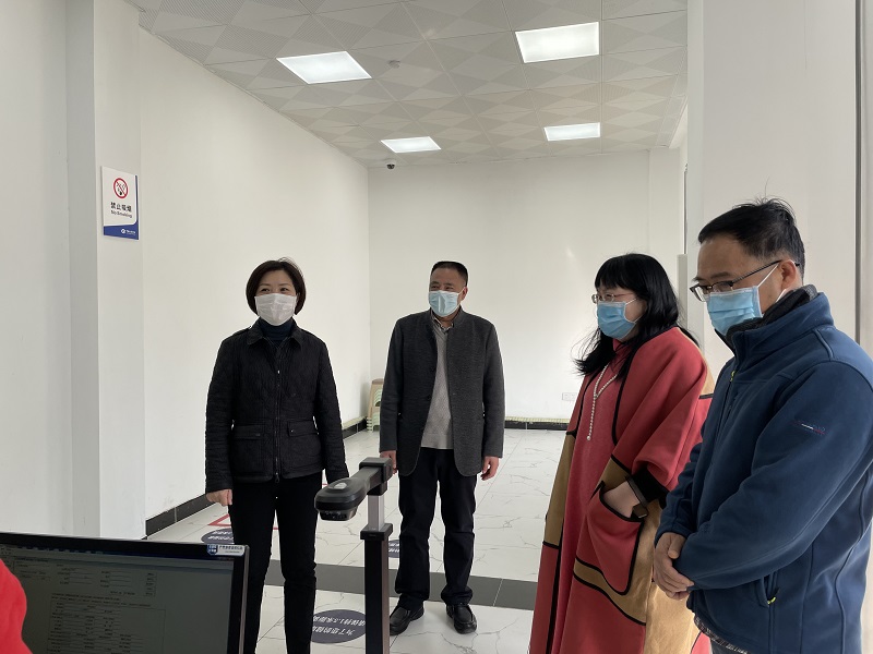 祝民副局长一行到江岸,江汉,武昌社保处和12333投诉